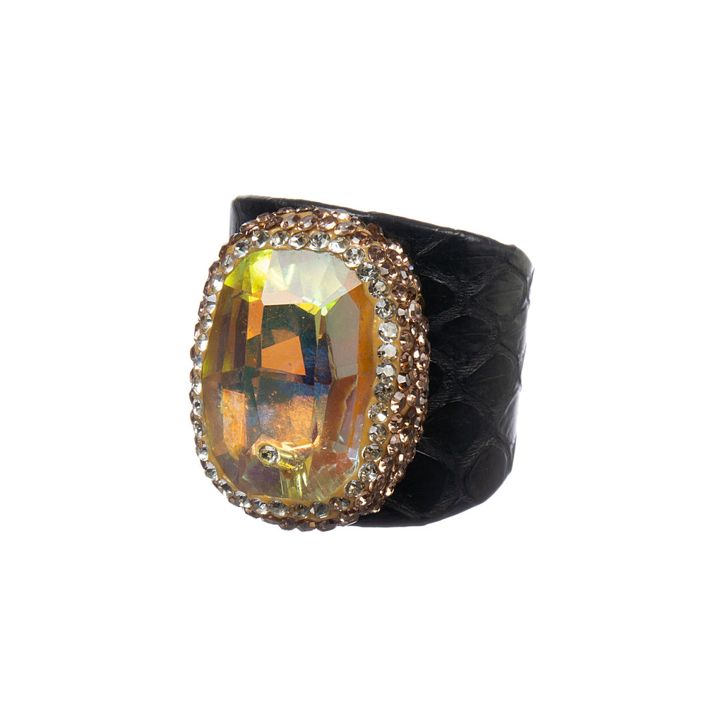 Crystal Pavé Cocktail Ring R2805