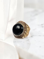 Onyx Pavé Cocktail Ring R2806