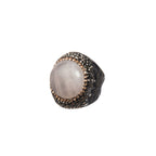 Rose Quartz Pavé Cocktail Ring R2807