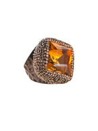 Rhombus Crystal Pavé Cocktail Ring R2816