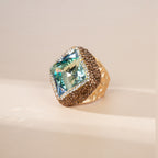 Rhombus Crystal Pavé Cocktail Ring R2816