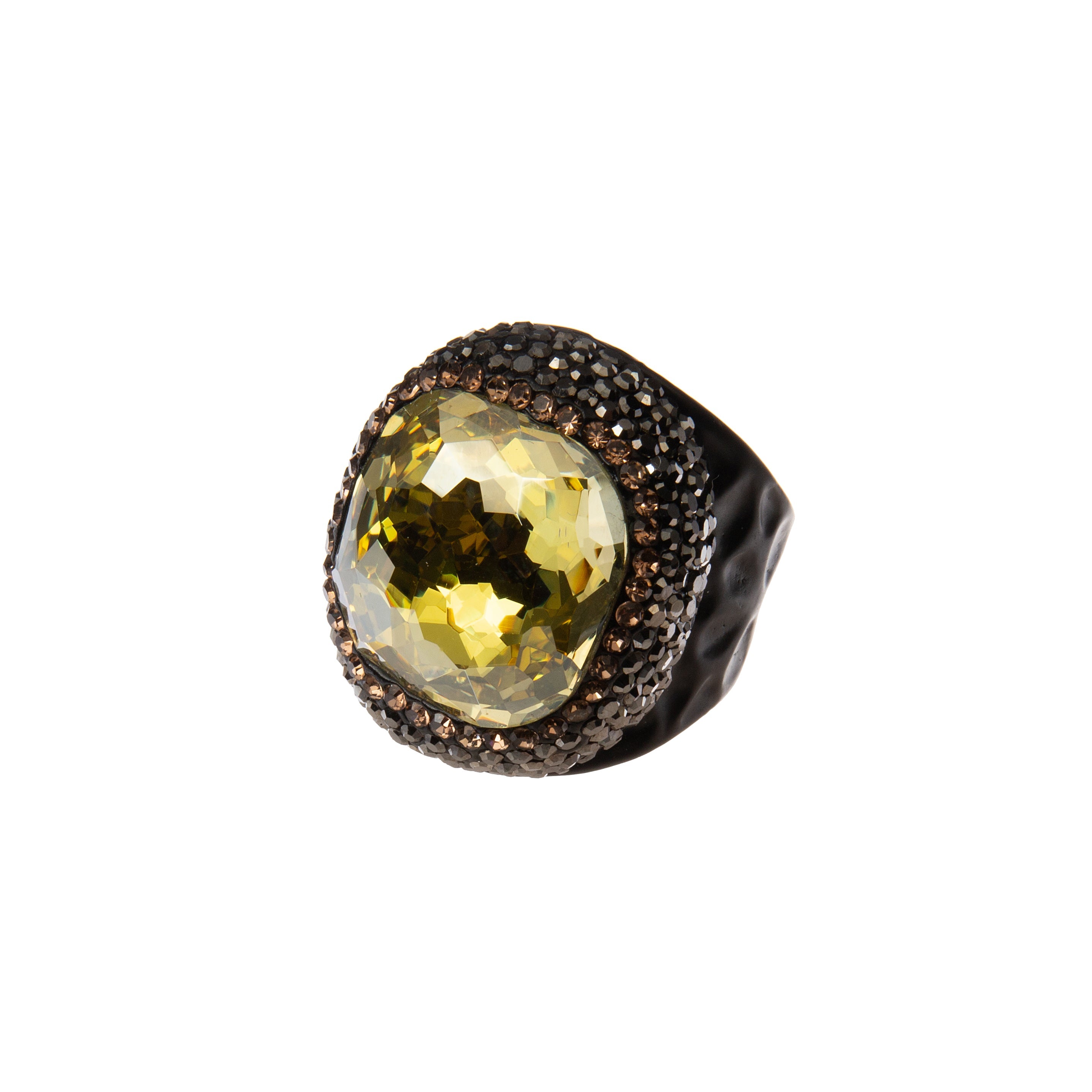 Crystal Pavé Cocktail Ring R2827