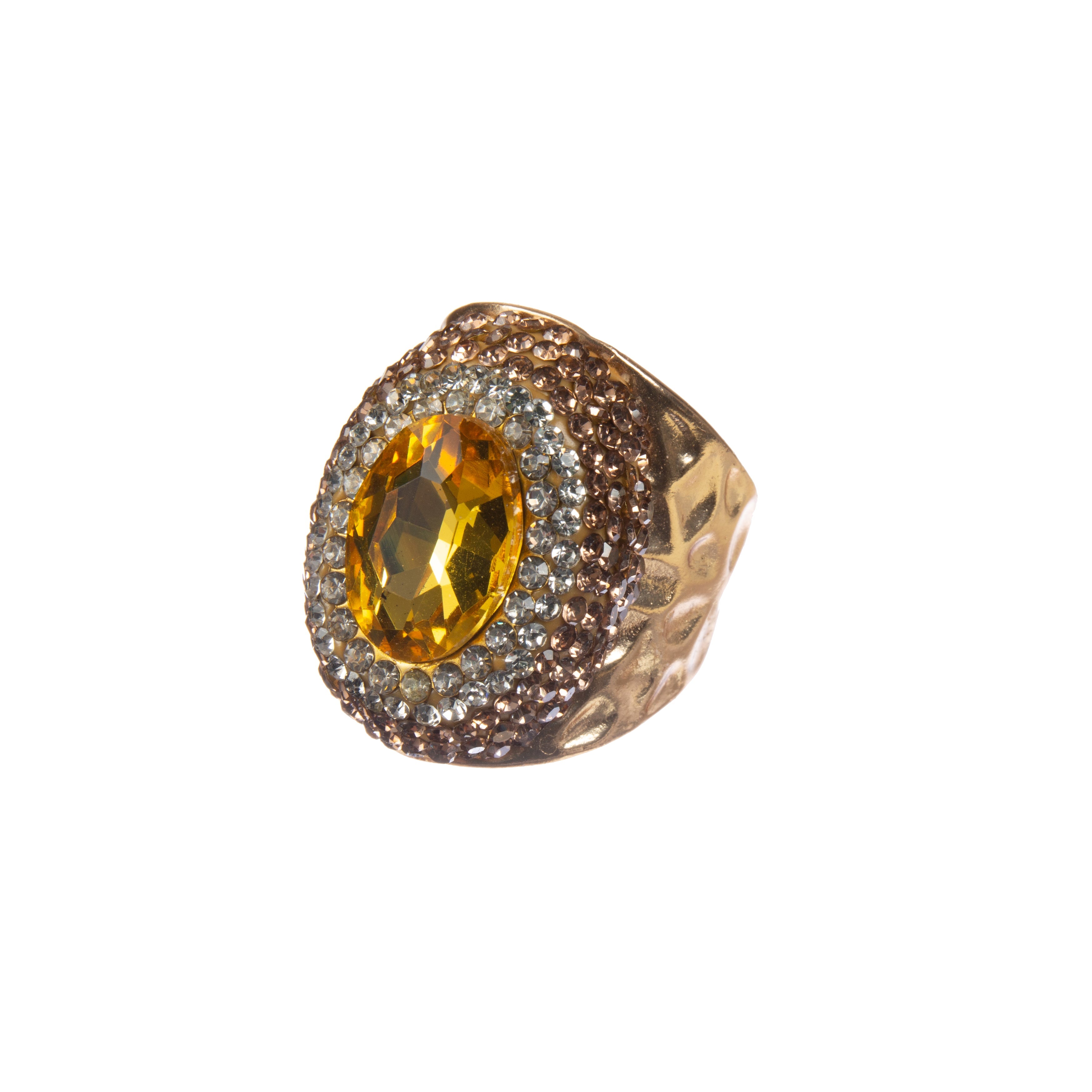 Crystal Pavé Cocktail Ring R2839