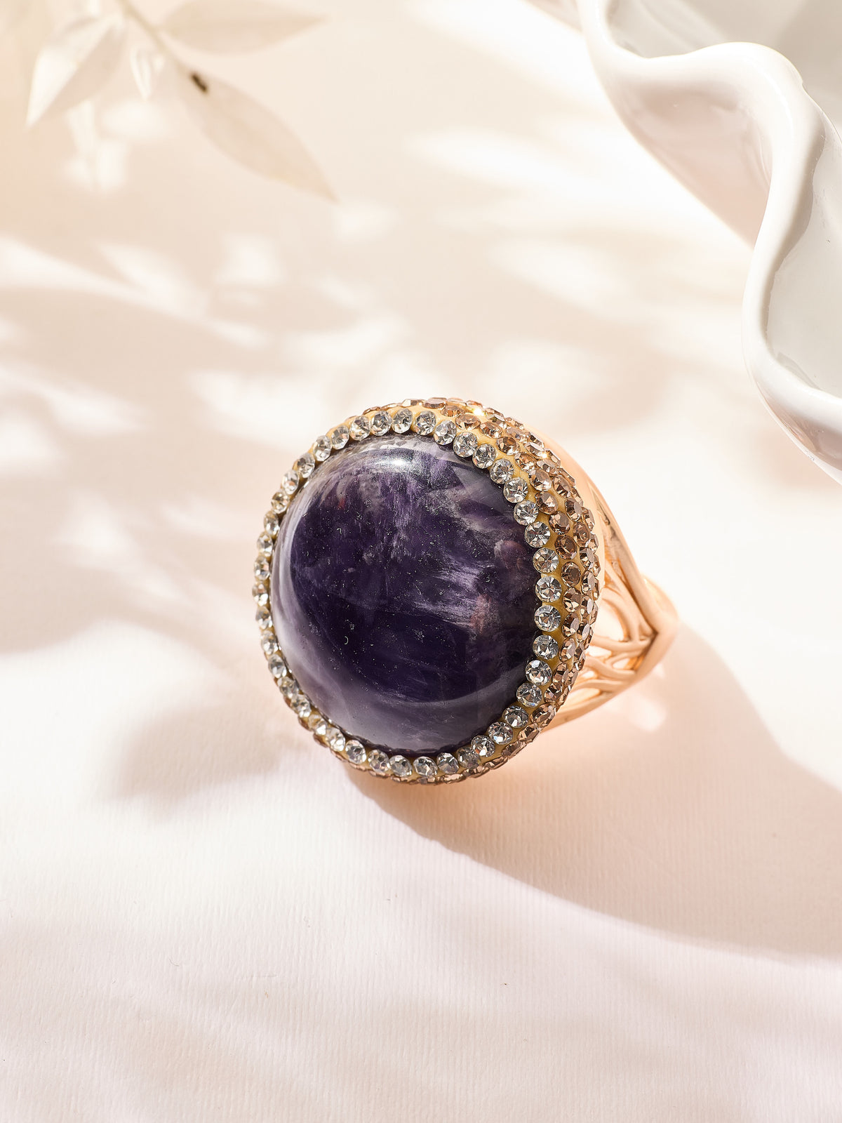 Various Stones Pavé Cocktail Ring R2894