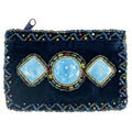 Gem Rectangle Velvet Coin Purse V0701