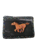 Horse Rectangle Velvet Coin Purse V0701