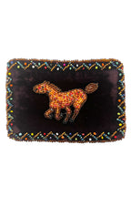 Horse Rectangle Velvet Coin Purse V0701