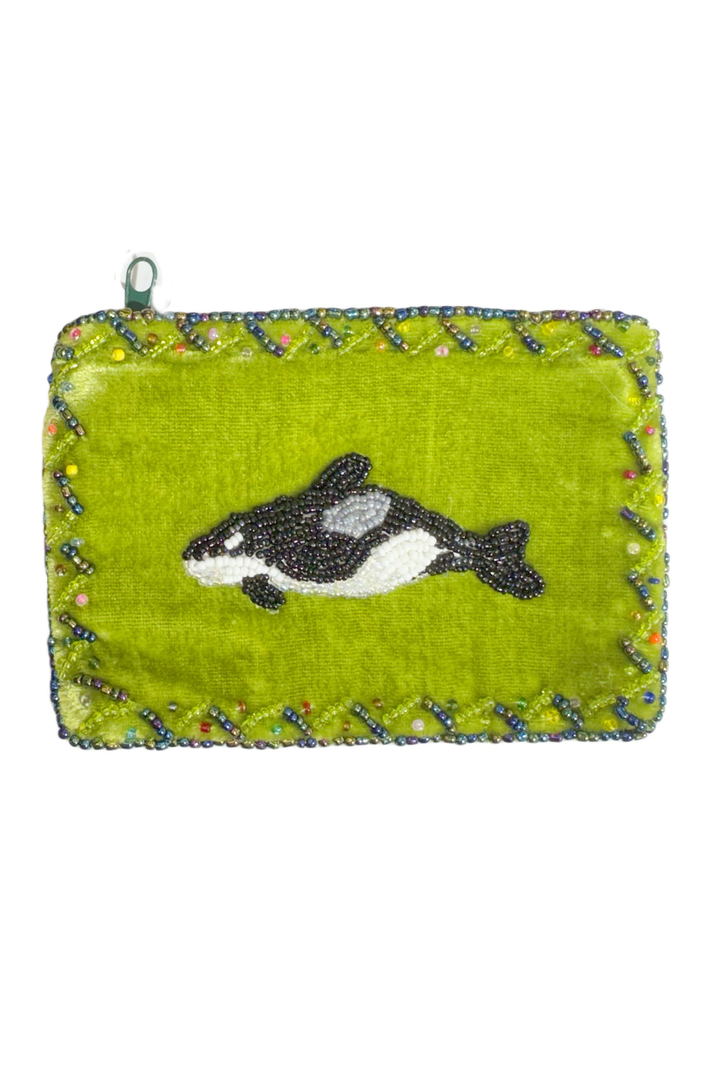 Orca Rectangle Velvet Coin Purse V0701