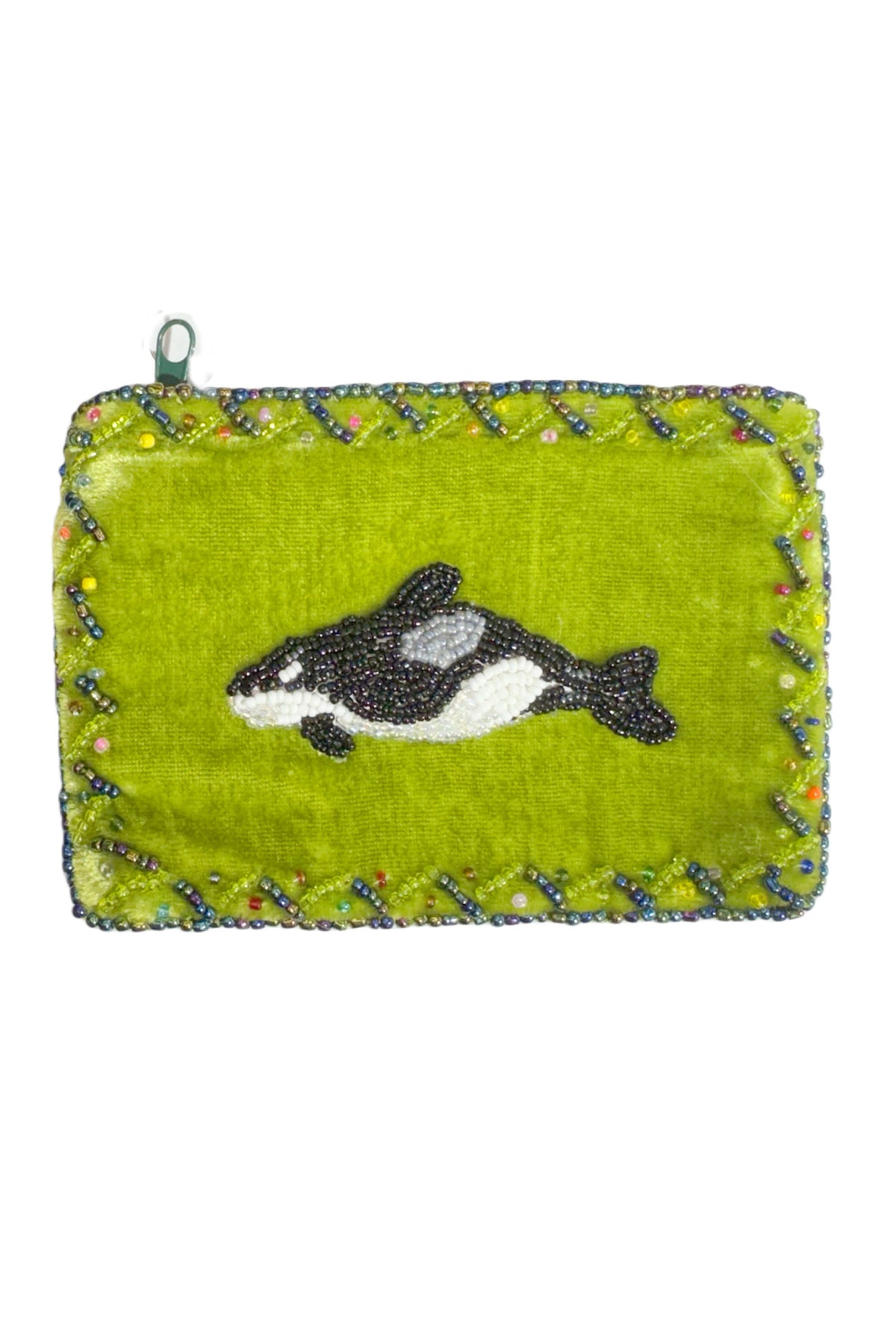 Orca Rectangle Velvet Coin Purse V0701