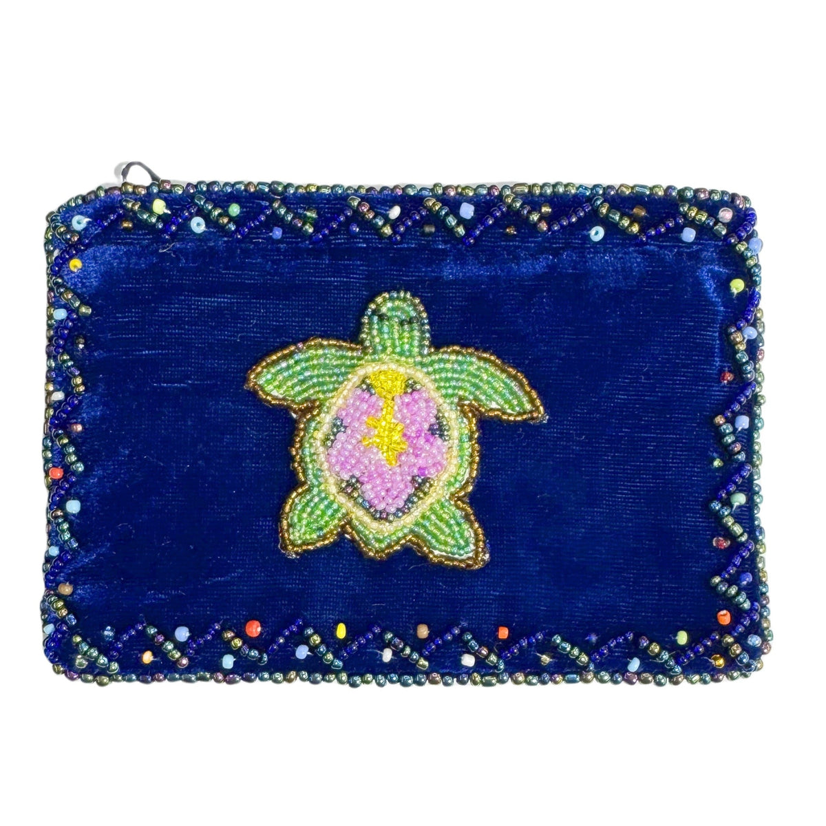 Turtle Rectangle Velvet Coin Purse V0701