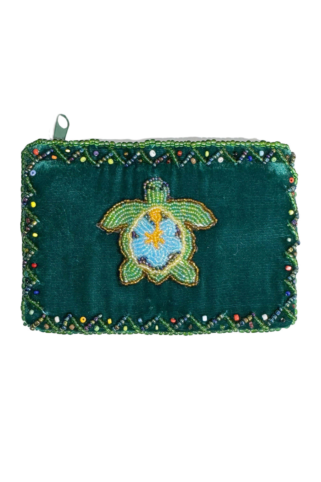 Turtle Rectangle Velvet Coin Purse V0701