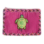 Turtle Rectangle Velvet Coin Purse V0701
