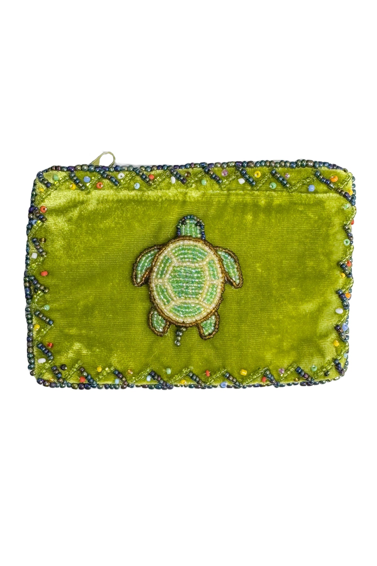 Turtle Rectangle Velvet Coin Purse V0701