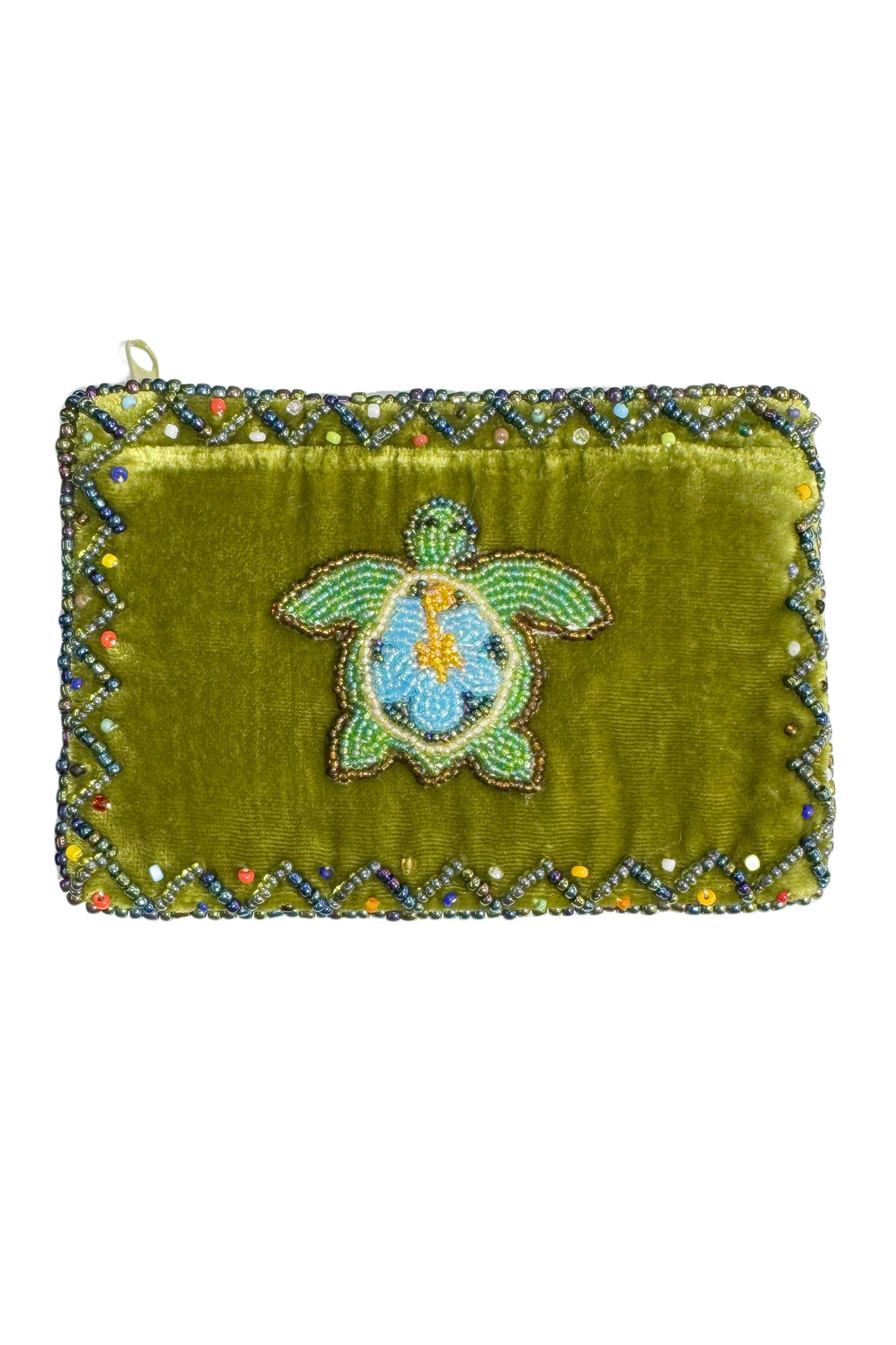 Turtle Rectangle Velvet Coin Purse V0701