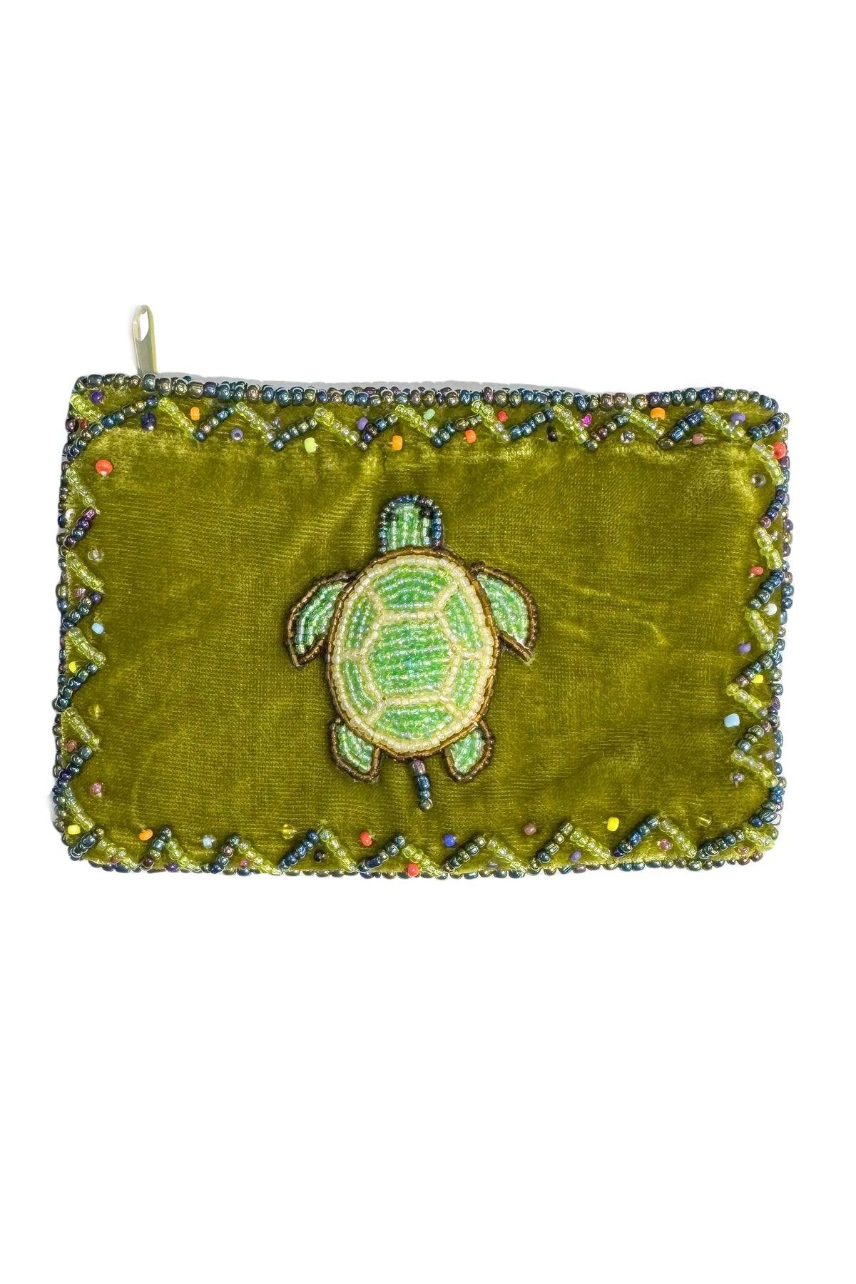 Turtle Rectangle Velvet Coin Purse V0701