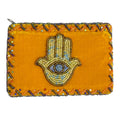 Palm Rectangle Velvet Coin Purse V0701
