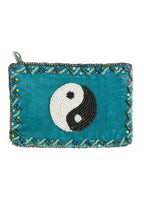 Ying Yang Tai Chi Rectangle Velvet Coin Purse V0701