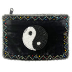 Ying Yang Tai Chi Rectangle Velvet Coin Purse V0701