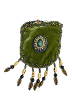 Teardrop Stone Velvet Small Amulet Bag/Necklaces V0715