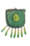 Teardrop Stone Velvet Small Amulet Bag/Necklaces V0715