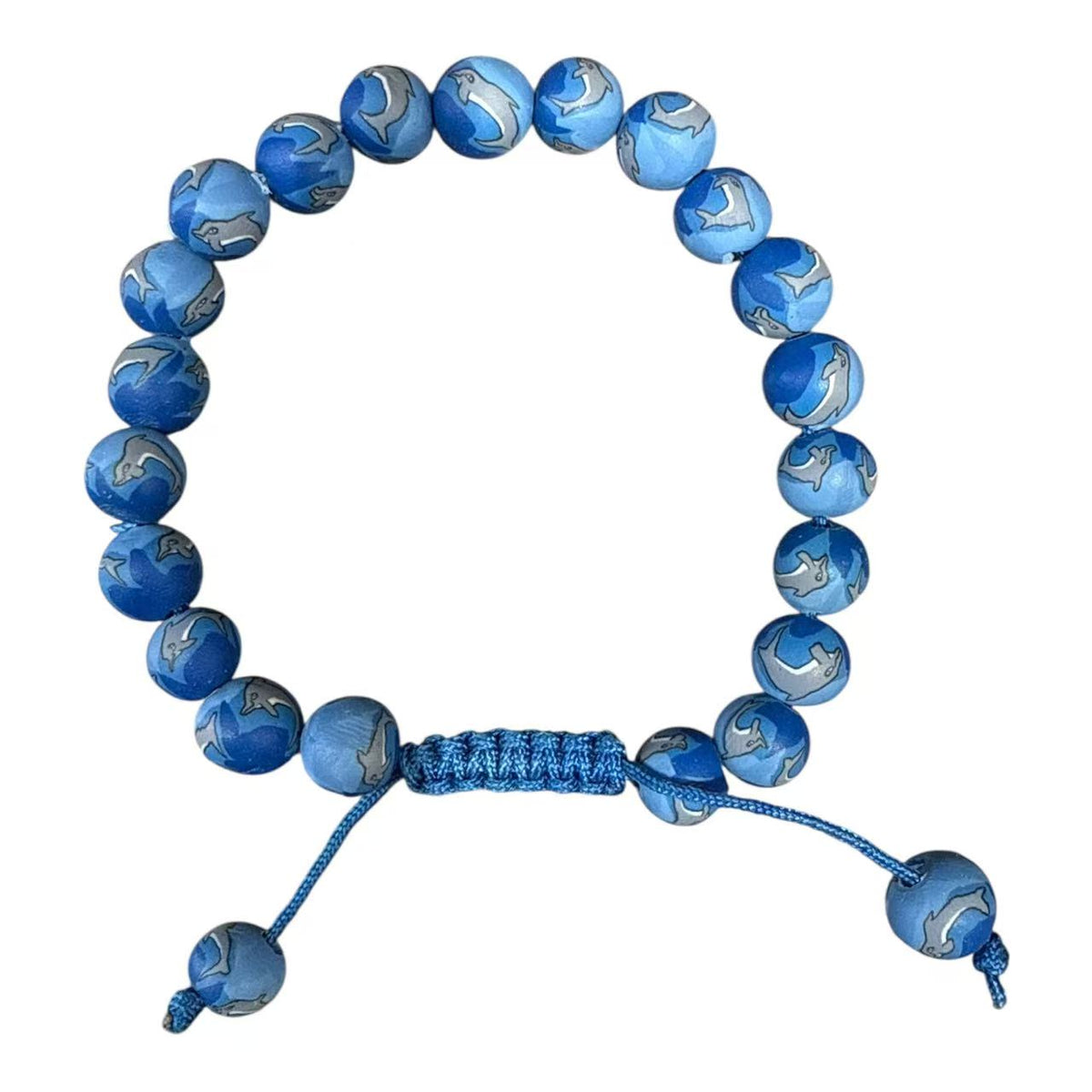 Dolphin Blue Braided Bracelet VPI0002