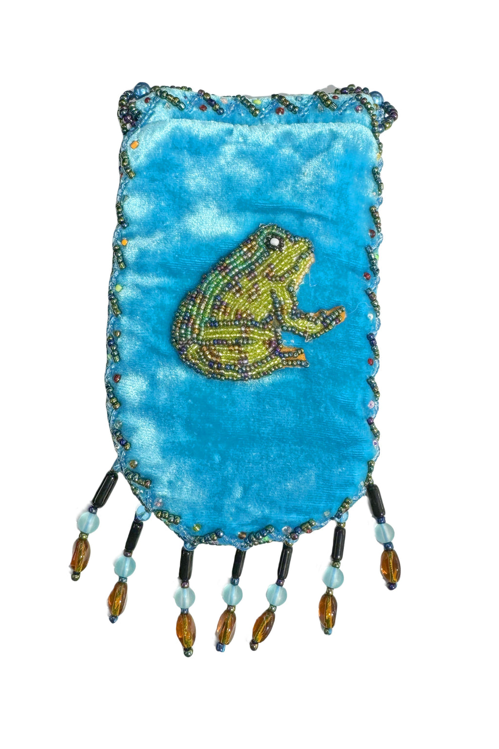 Credit Card Holder Crossbody Bag with Strap V0710 - Frog