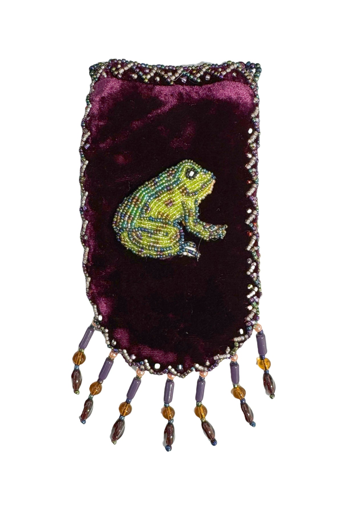 Credit Card Holder Crossbody Bag with Strap V0710 - Frog - view 7