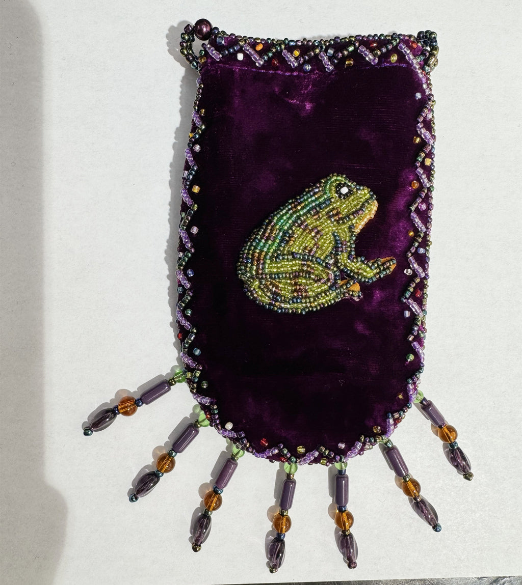 Credit Card Holder Crossbody Bag with Strap V0710 - Frog
