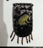 Credit Card Holder Crossbody Bag with Strap V0710 - Frog