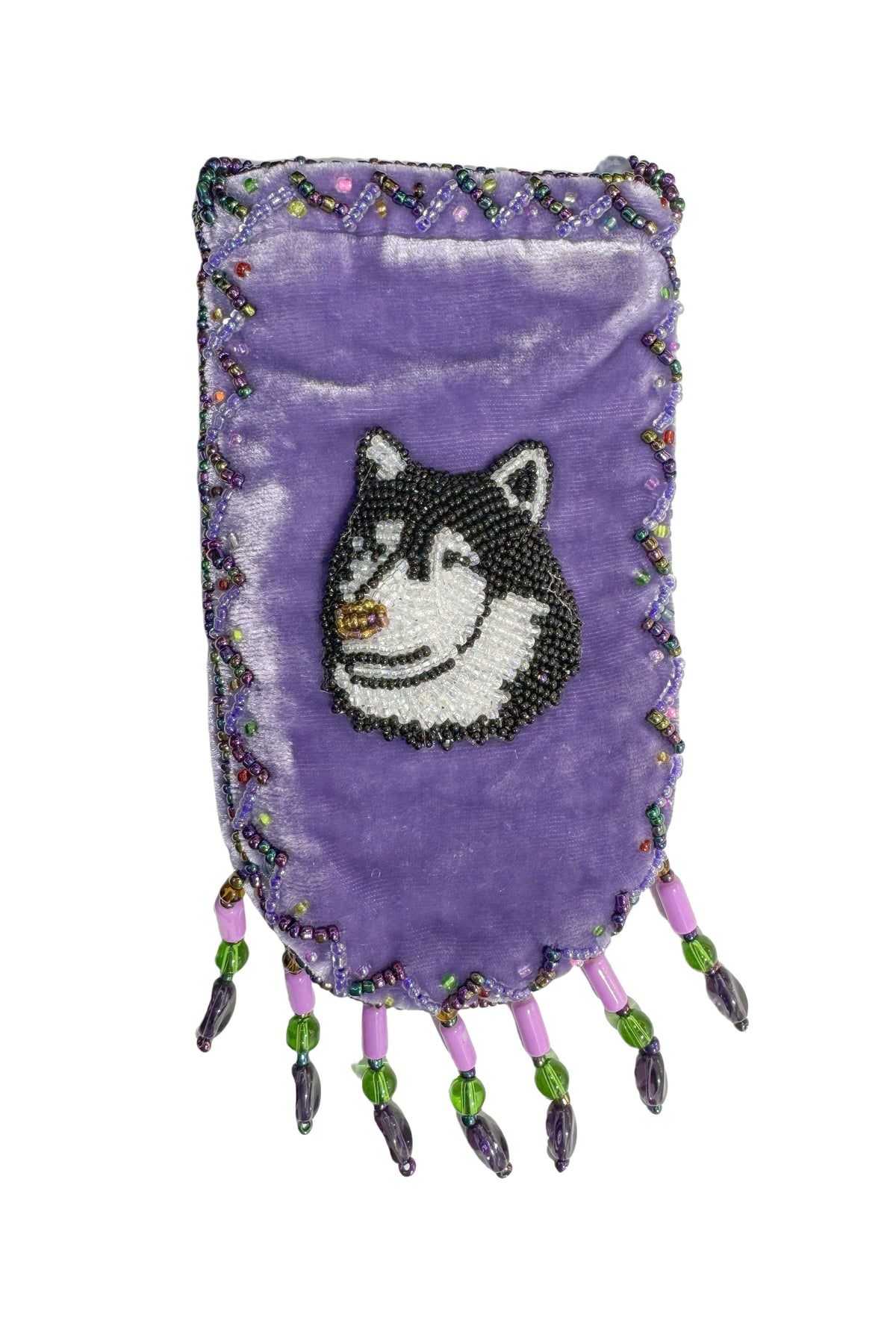 Credit Card Holder CrossBody Bag With Strap V0710 - Husky - view 7