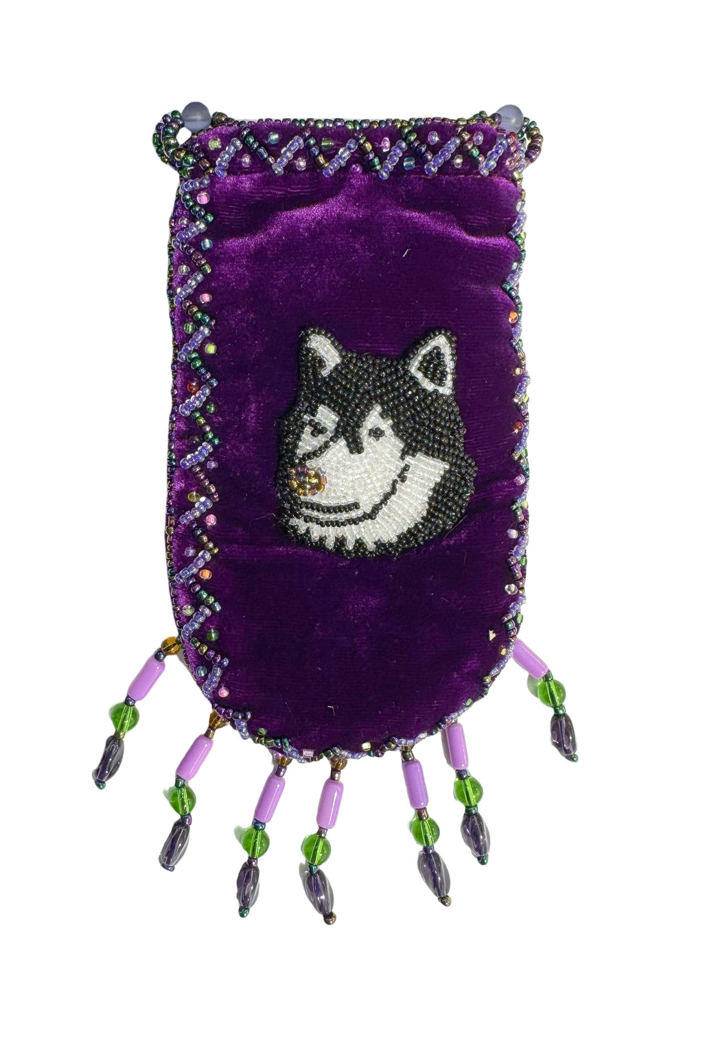 Credit Card Holder CrossBody Bag With Strap V0710 - Husky - view 8