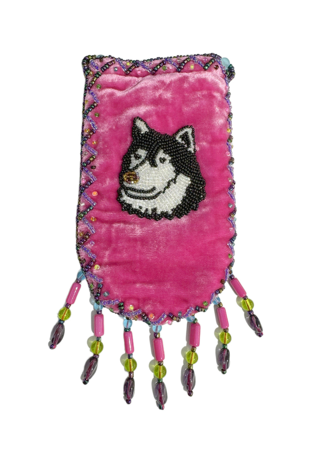 Credit Card Holder CrossBody Bag With Strap V0710 - Husky - view 3