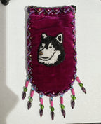 Credit Card Holder CrossBody Bag With Strap V0710 - Husky