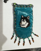 Credit Card Holder CrossBody Bag With Strap V0710 - Husky - view 12
