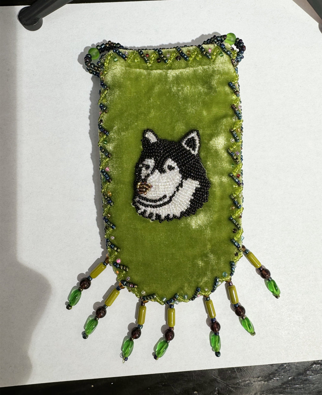 Credit Card Holder CrossBody Bag With Strap V0710 - Husky - view 13