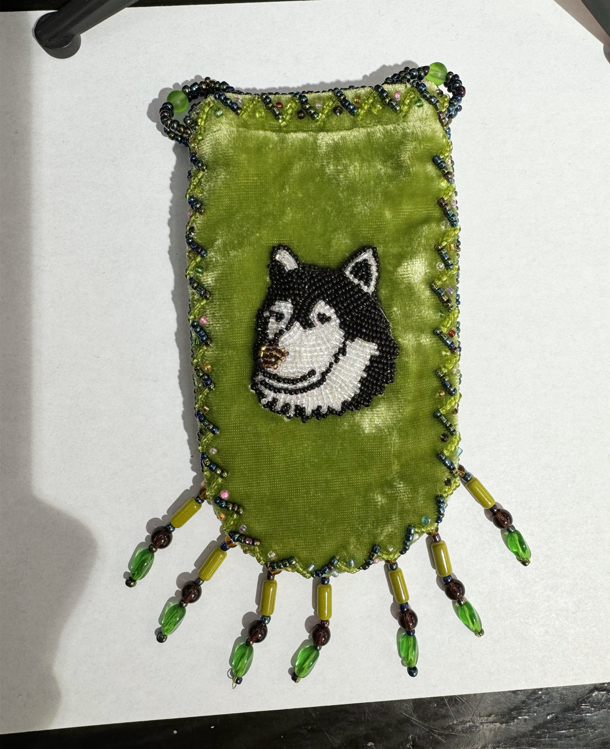 Credit Card Holder CrossBody Bag With Strap V0710 - Husky - view 13