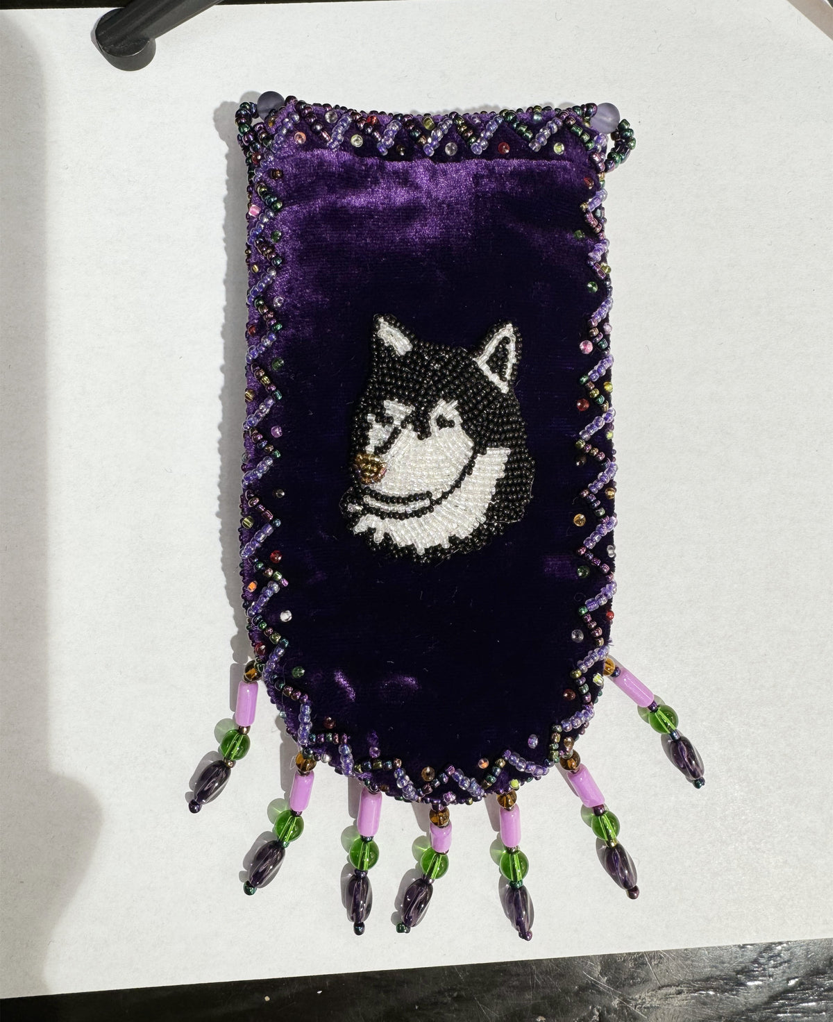 Credit Card Holder CrossBody Bag With Strap V0710 - Husky - view 18