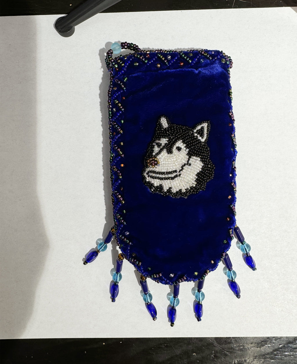 Credit Card Holder CrossBody Bag With Strap V0710 - Husky - view 20
