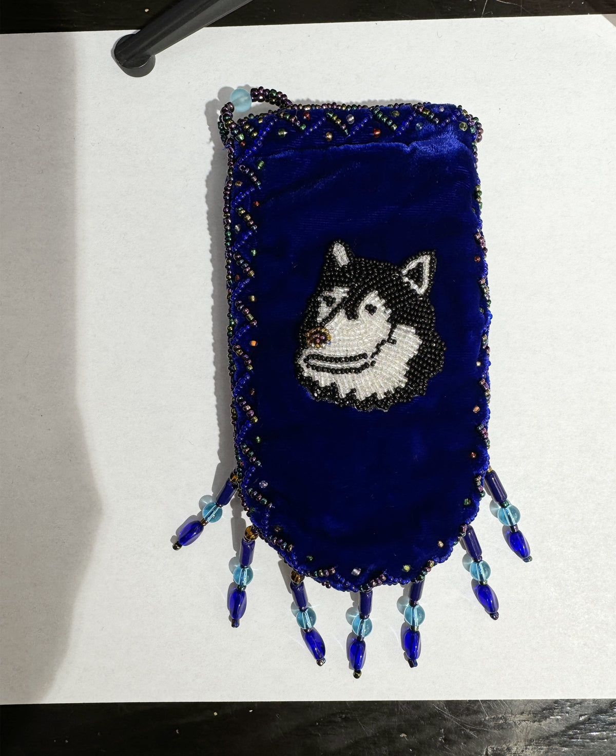 Credit Card Holder CrossBody Bag With Strap V0710 - Husky - view 20