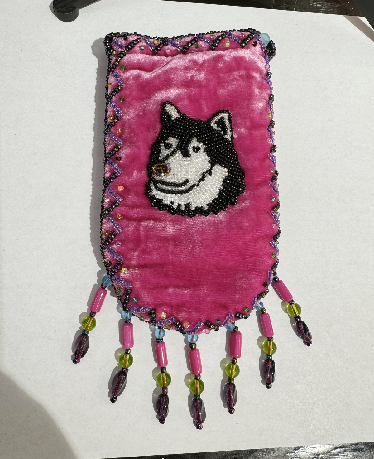 Credit Card Holder CrossBody Bag With Strap V0710 - Husky - view 15