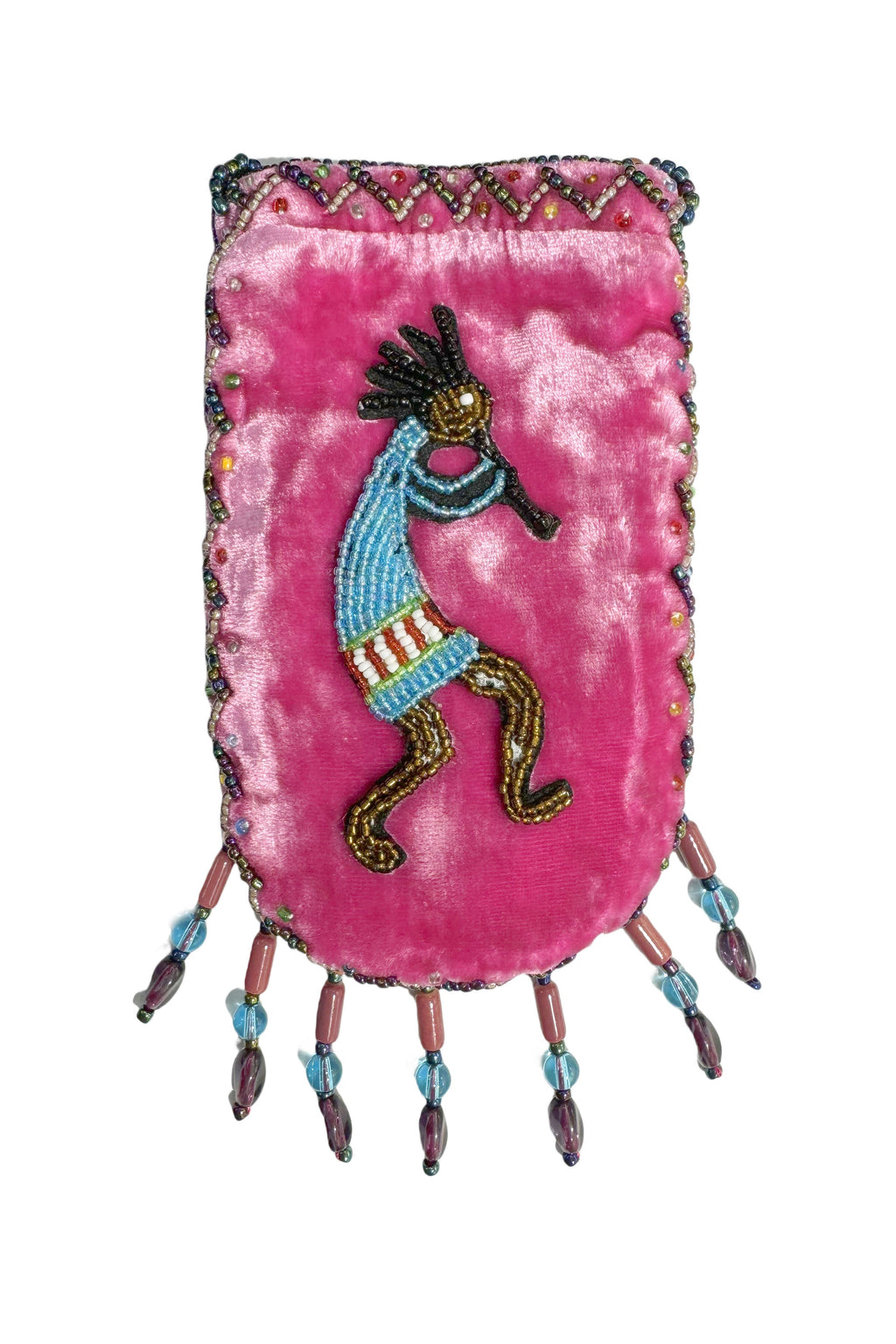 Credit Card Holder CrossBody Bag With Strap V0710 - Kokopelli - view 2