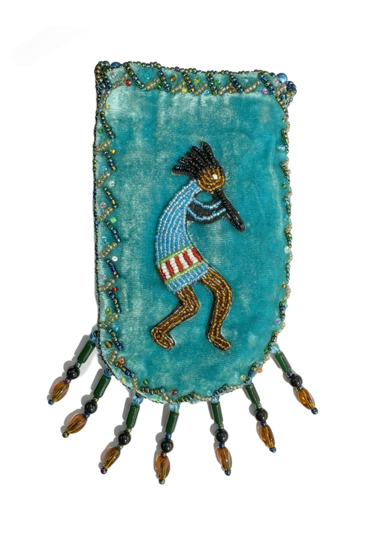 Credit Card Holder CrossBody Bag With Strap V0710 - Kokopelli - view 13