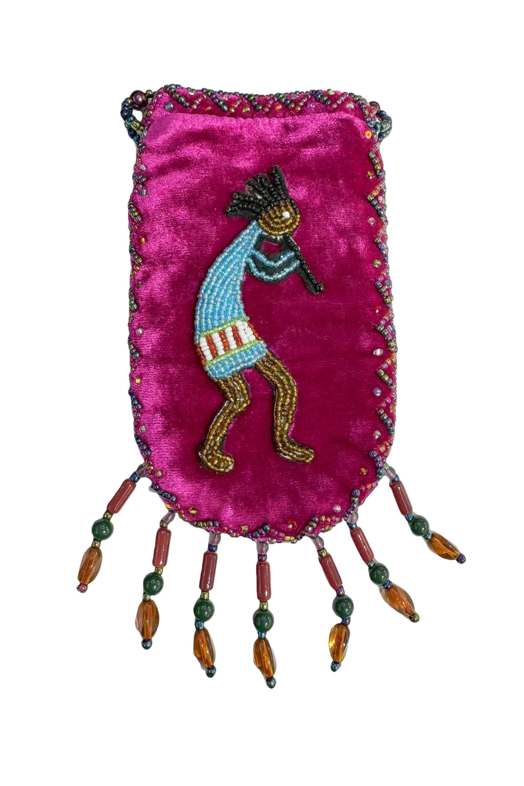 Credit Card Holder CrossBody Bag With Strap V0710 - Kokopelli - view 14