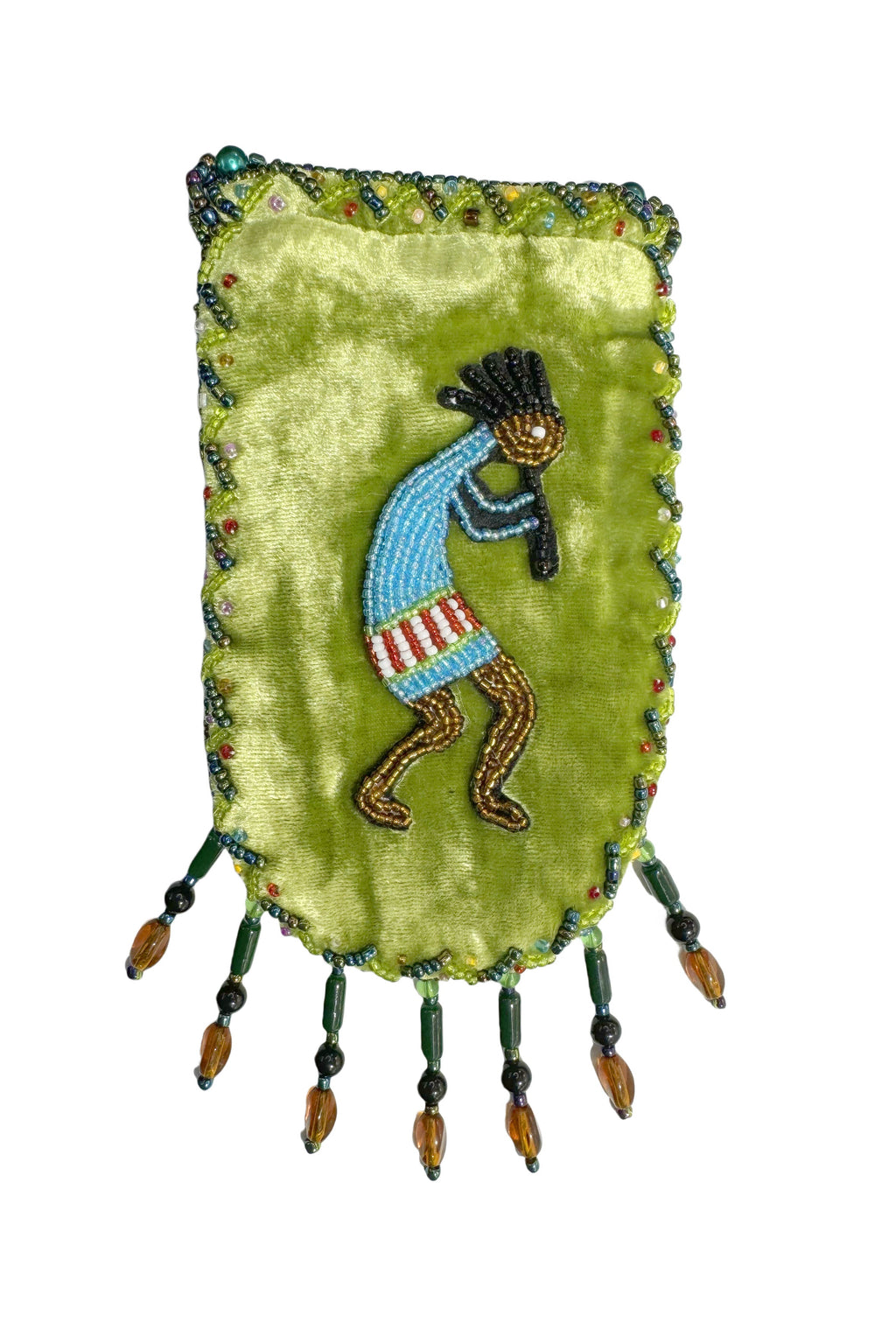 Credit Card Holder CrossBody Bag With Strap V0710 - Kokopelli