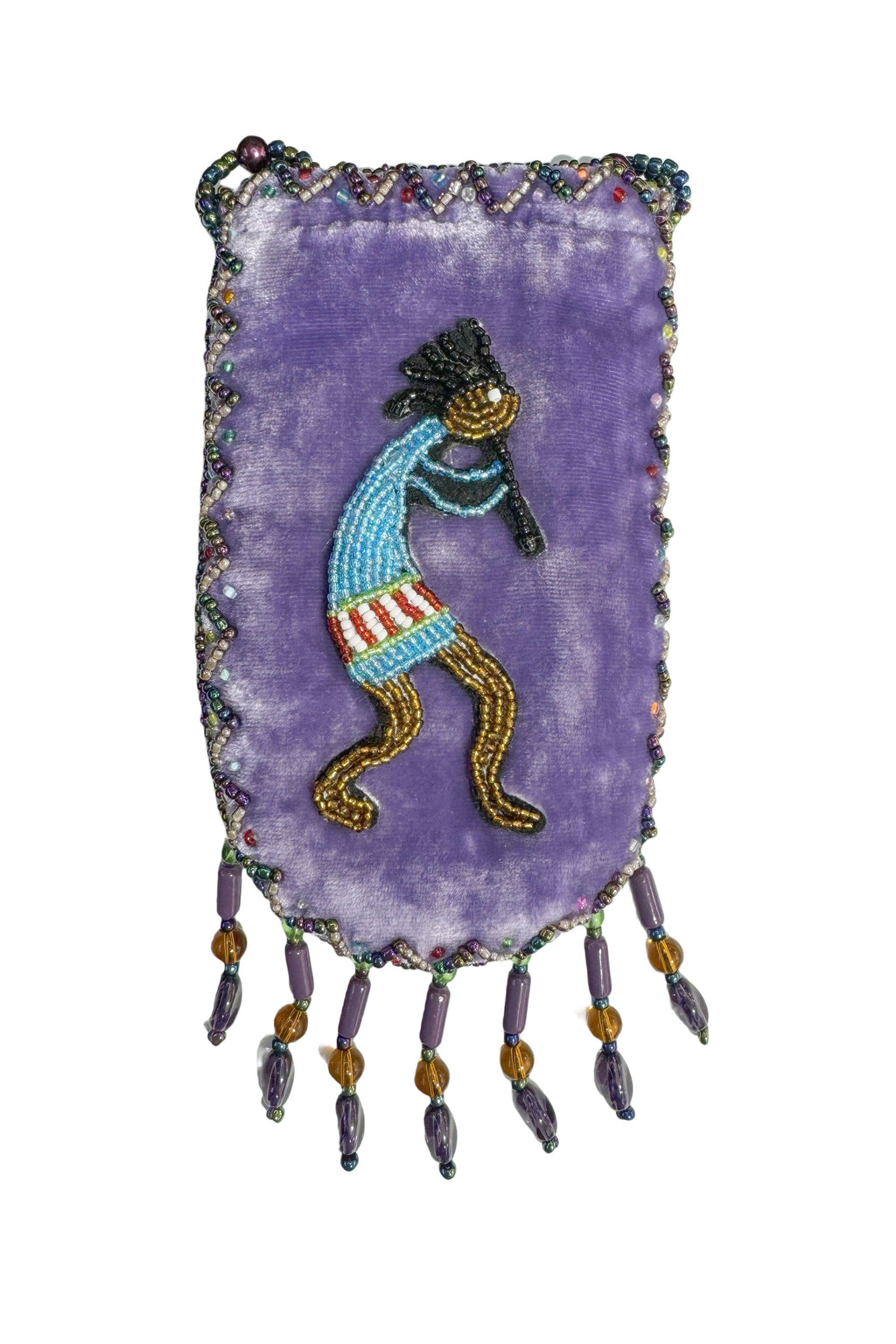 Credit Card Holder CrossBody Bag With Strap V0710 - Kokopelli - view 12