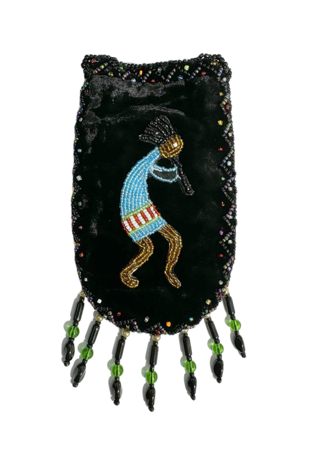 Credit Card Holder CrossBody Bag With Strap V0710 - Kokopelli - view 10