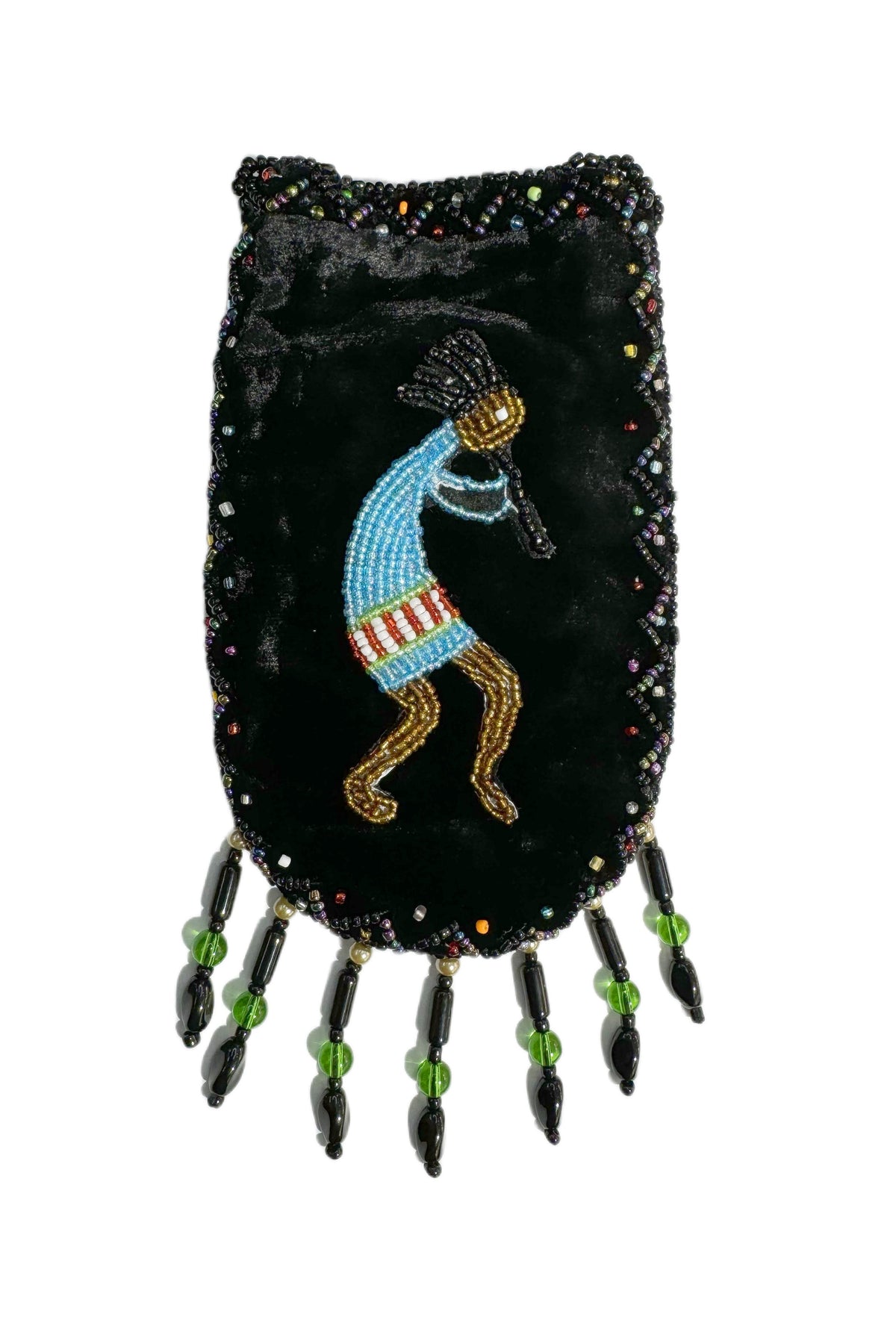 Credit Card Holder CrossBody Bag With Strap V0710 - Kokopelli - view 10
