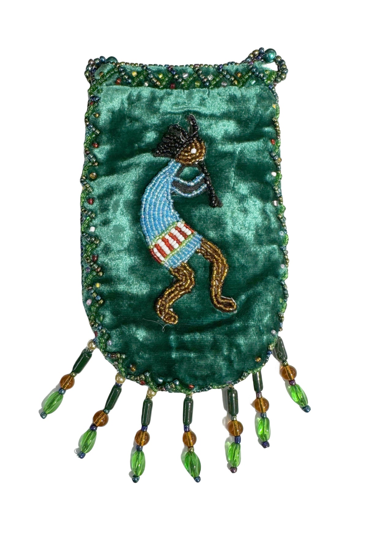 Credit Card Holder CrossBody Bag With Strap V0710 - Kokopelli - view 4