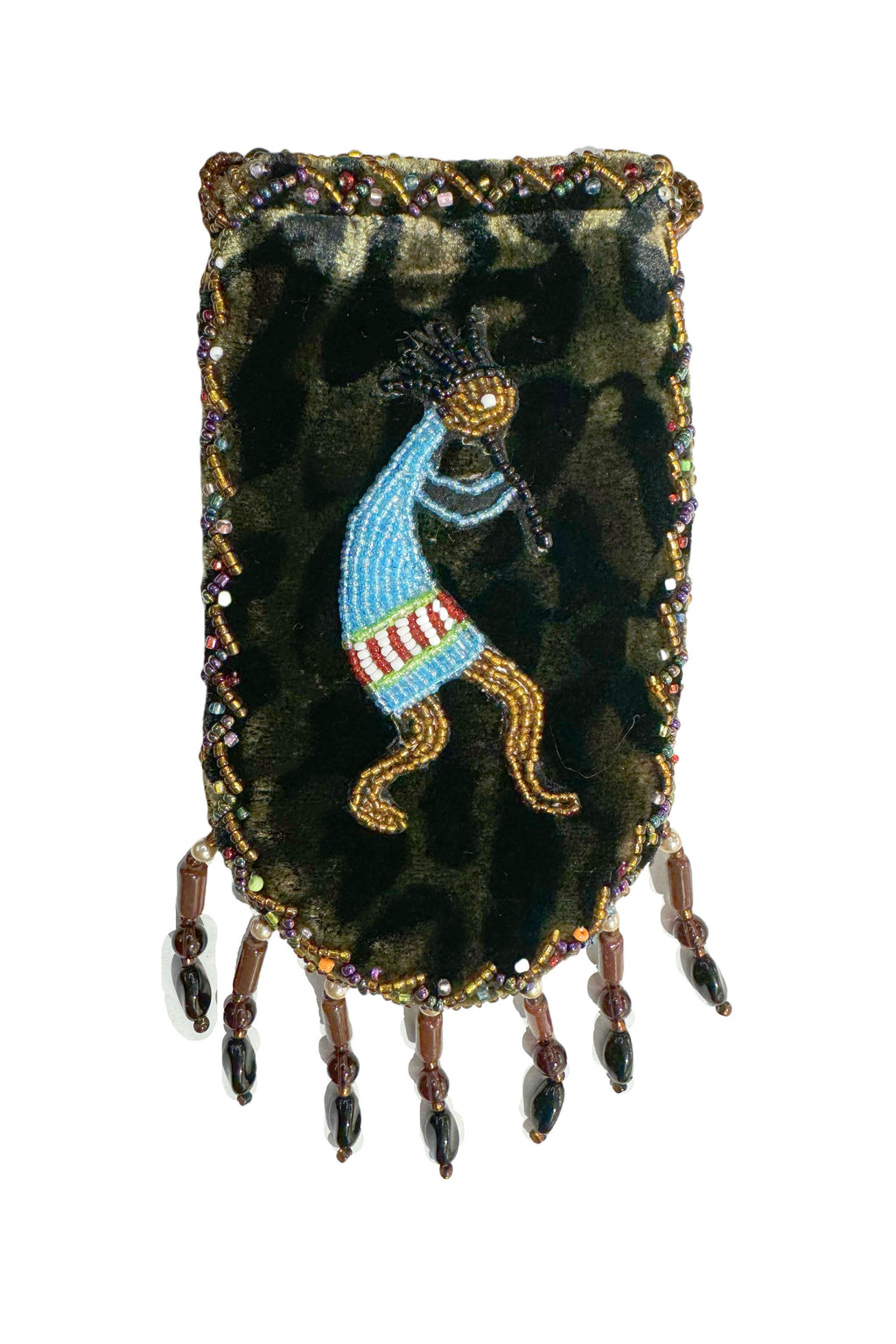 Credit Card Holder CrossBody Bag With Strap V0710 - Kokopelli - view 9