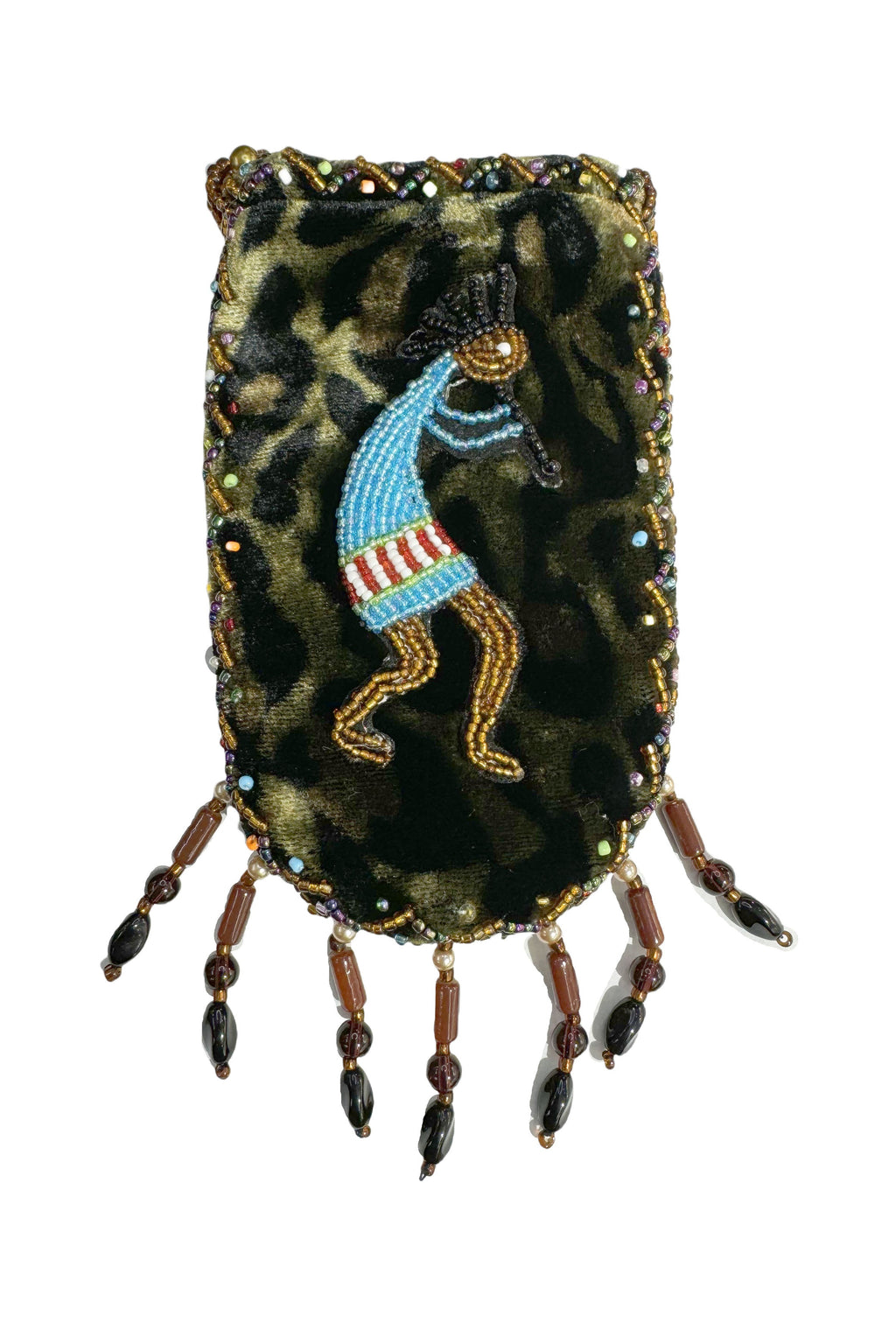 Credit Card Holder CrossBody Bag With Strap V0710 - Kokopelli - view 5